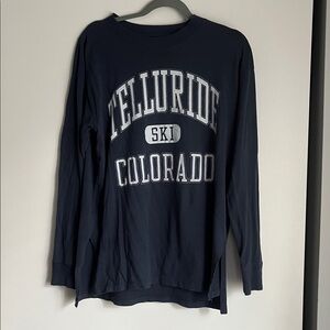 Oversized boyfriend long sleeve tee